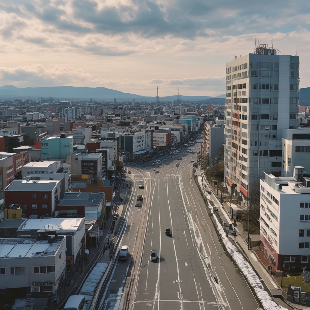 Aomori cool city view